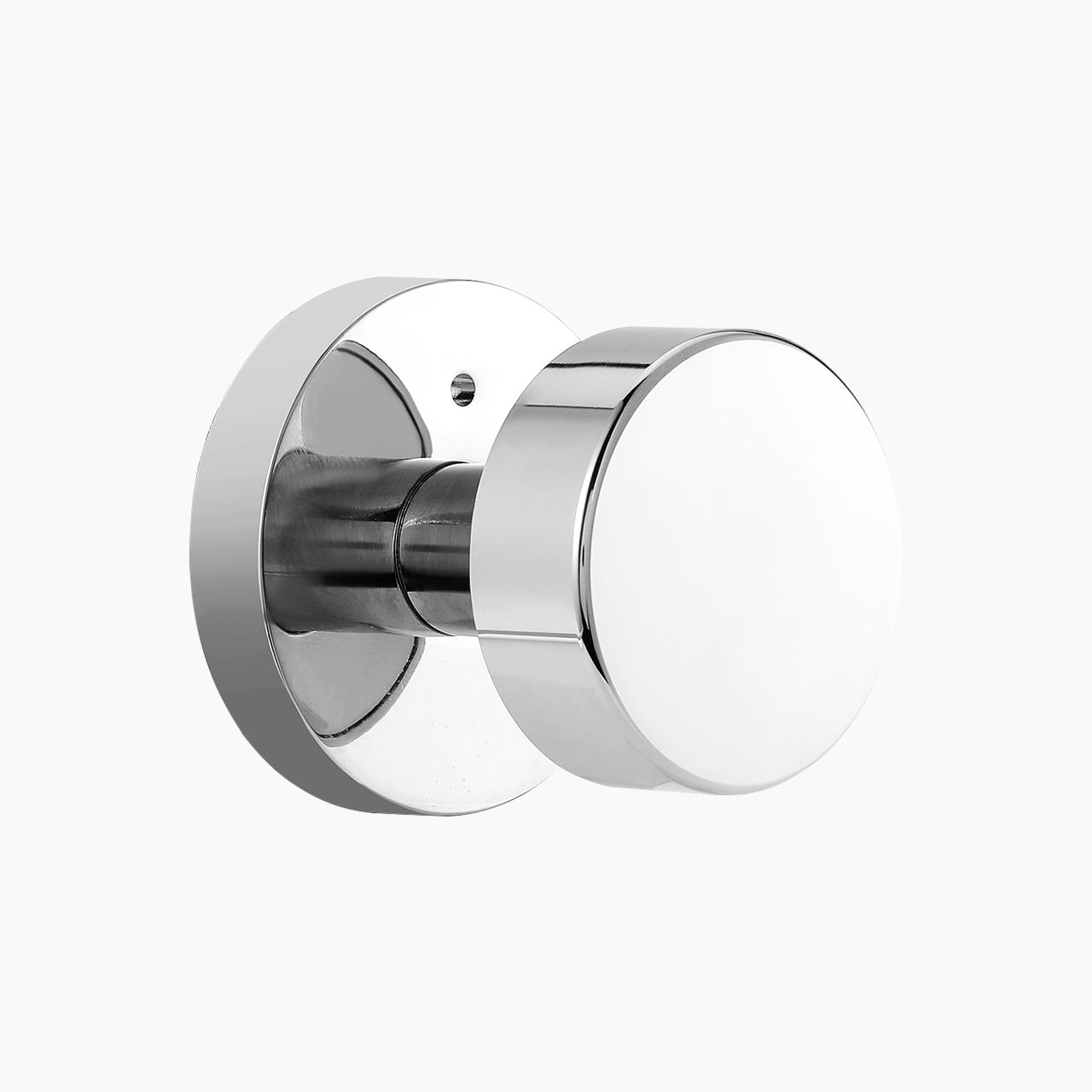 Polished chrome modern privacy door knob interior set, SENY