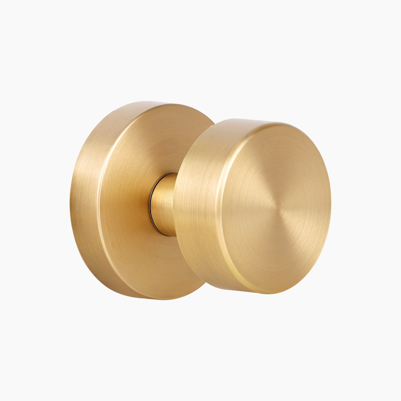 Satin brass minimalist modern dummy door knob decorative style, SENY