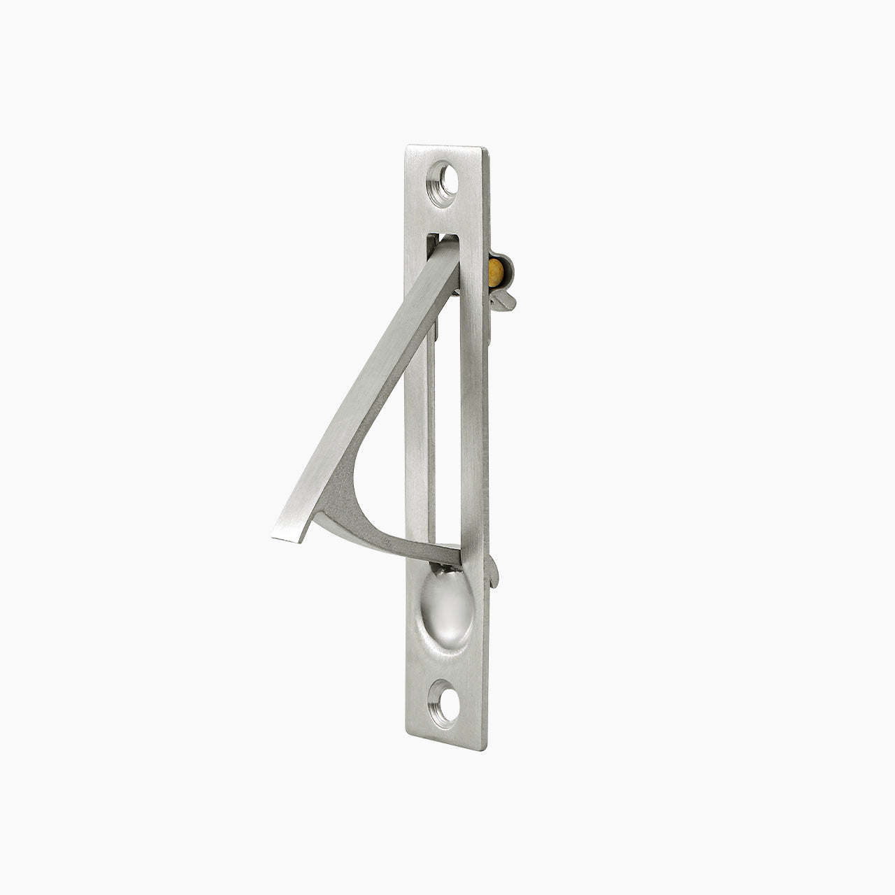 Satin nickel pocket door edge pull for sliding interior doors SENY