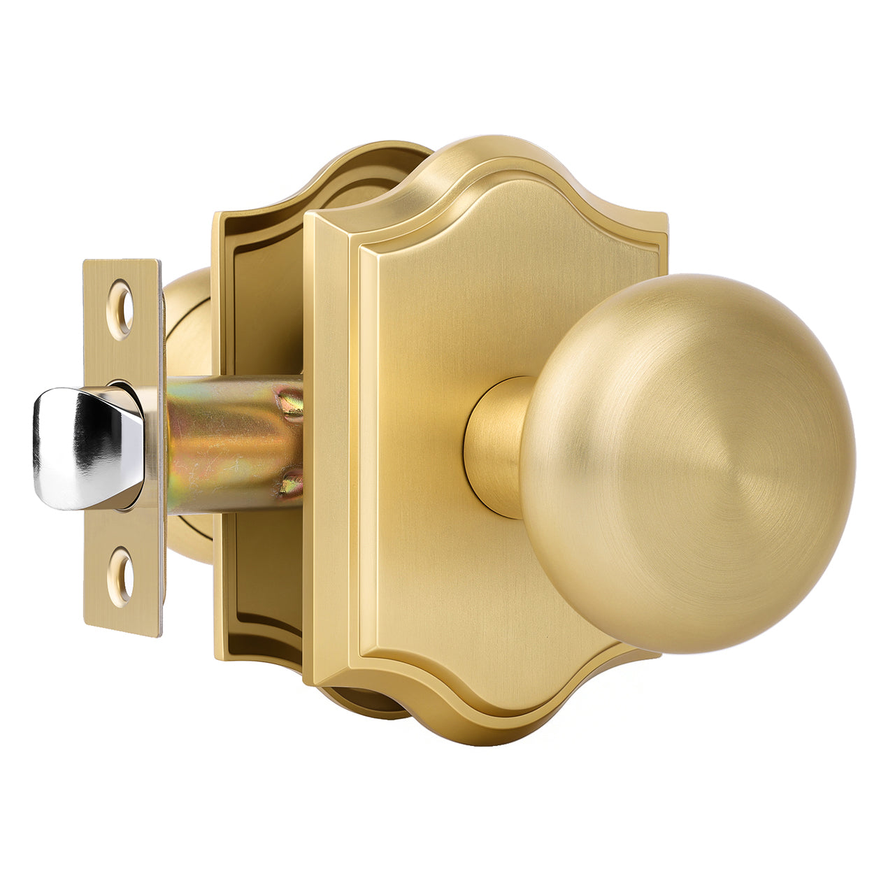 SENY Vintage Interior Door Knobs – Round Door Knobs for Bedroom, Bathroom, Hallway & Closet
