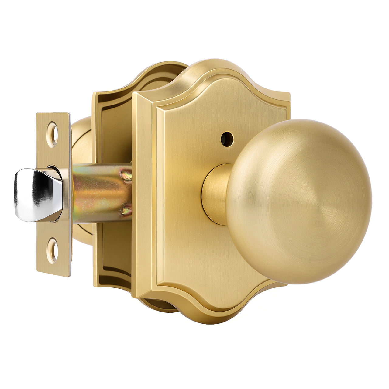 SENY Vintage Interior Door Knobs – Round Door Knobs for Bedroom, Bathroom, Hallway & Closet
