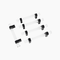 SENY Acrylic Cabinet Pulls, 5 Pack Clear Lucite T Bar Drawer Handles with Metal Base for Kitchen & Bathroom Cabinets - Seny Hardware
